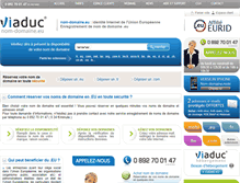 Tablet Screenshot of nom-domaine.eu